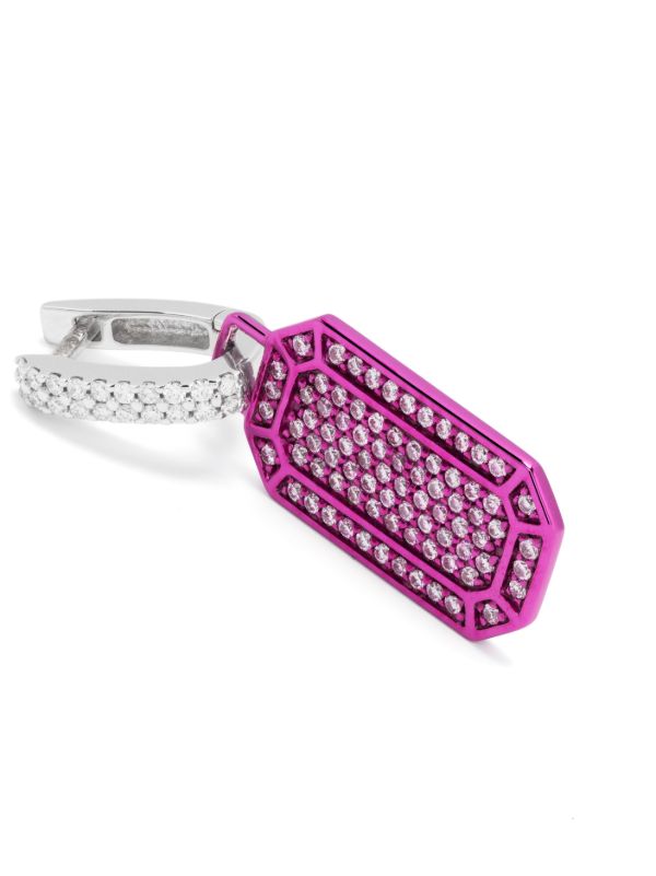 EÉRA 18K White Gold Small Tokyo Diamond Single Drop Earring | Browns Fine Earrings