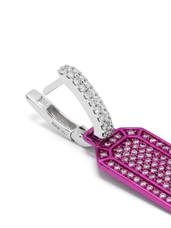 EÉRA 18K White Gold Small Tokyo Diamond Single Drop Earring | Browns Fine Earrings