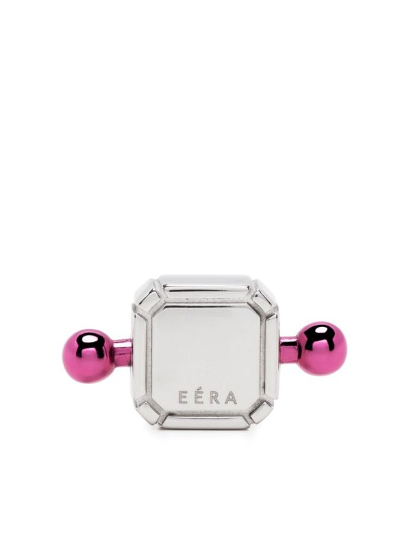 EÉRA 18K white gold Square Bar single stud earring | Browns Fine Earrings