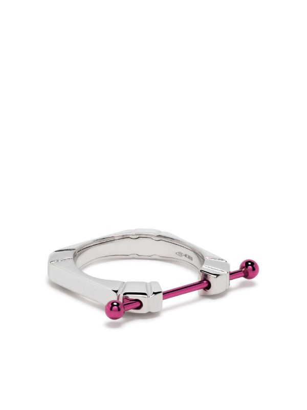 EÉRA 18K white gold Square Hug ring | Browns Fine Rings