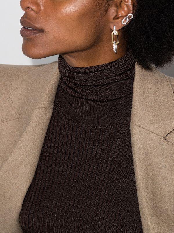 EÉRA 18K Yellow Gold Chiara Small Diamond Earring | Browns Fine Earrings