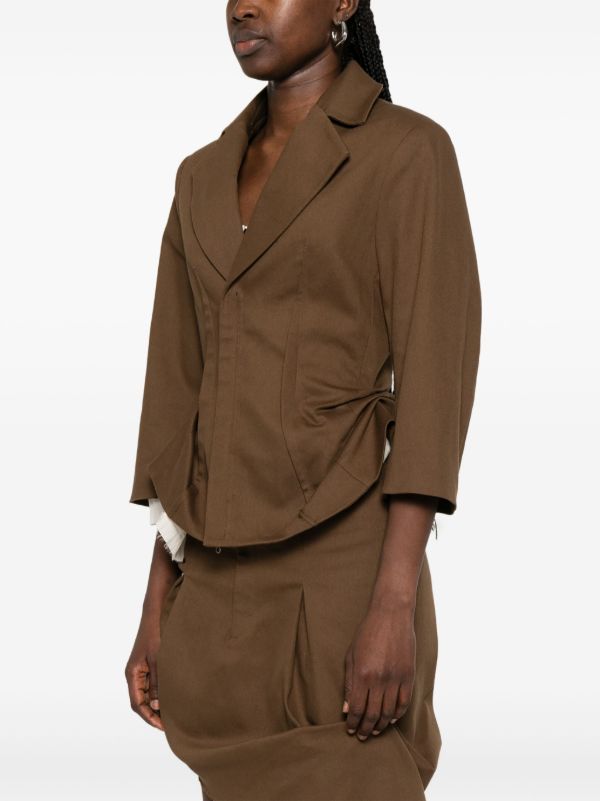 Elena Velez Double-breasted Jacket | Browns Fitted Jackets