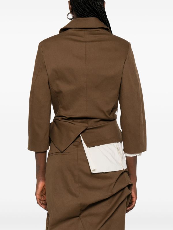 Elena Velez Double-breasted Jacket | Browns Fitted Jackets