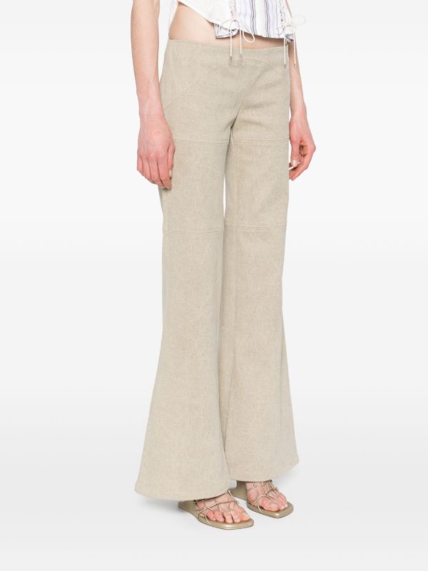Elena Velez Low-waist Trousers | Browns Slim Pants