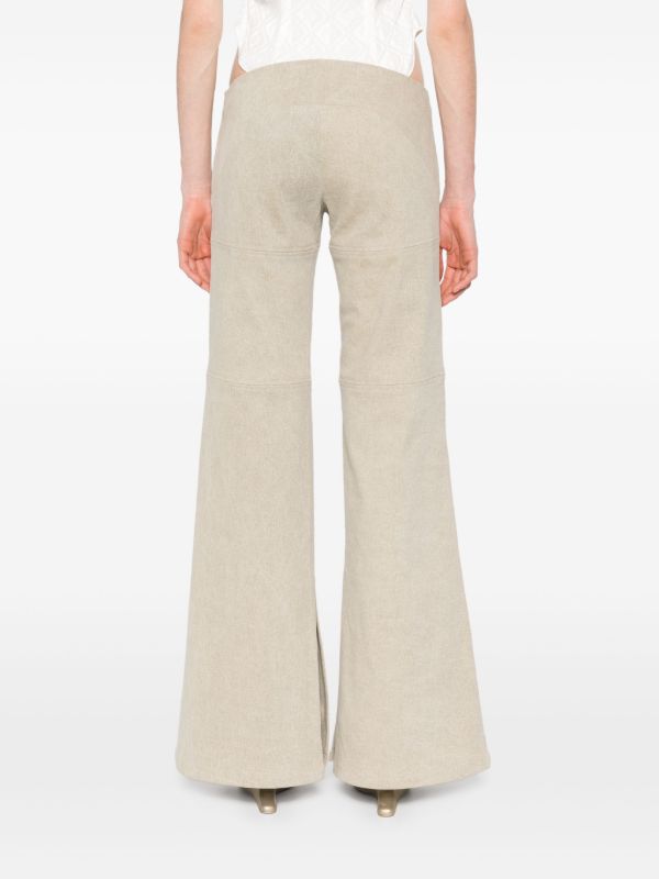 Elena Velez Low-waist Trousers | Browns Slim Pants