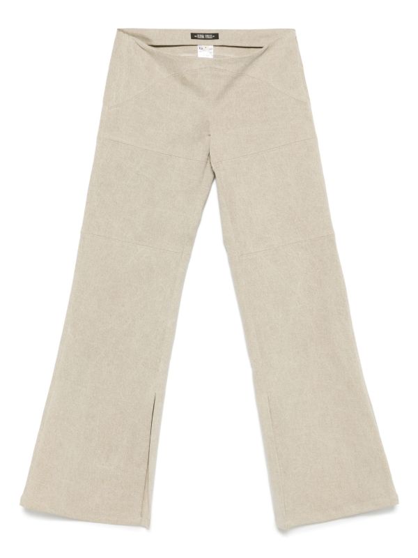Elena Velez Low-waist Trousers | Browns Slim Pants