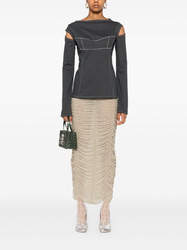 Elena Velez Parlour Maxi Skirt | Browns Fitted Skirts