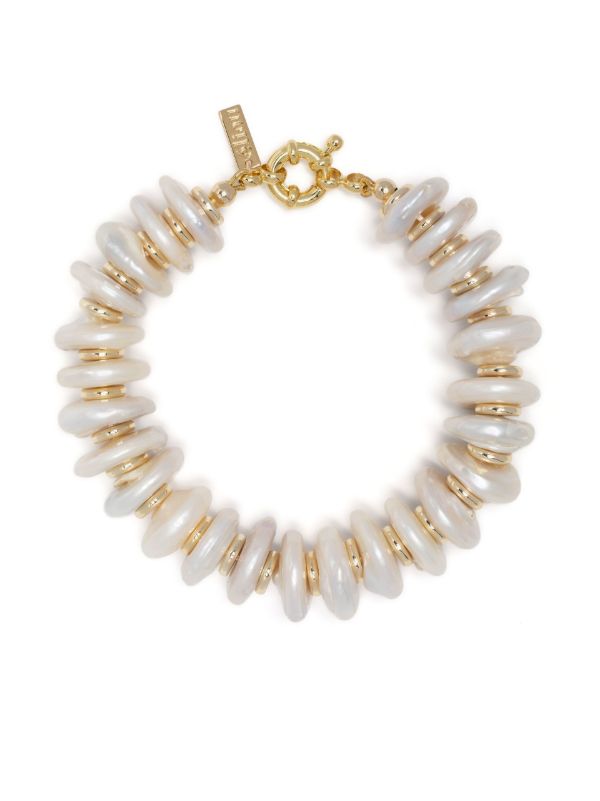 éliou Gold-Plated Elke Pearl Bracelet | Browns Bracelets