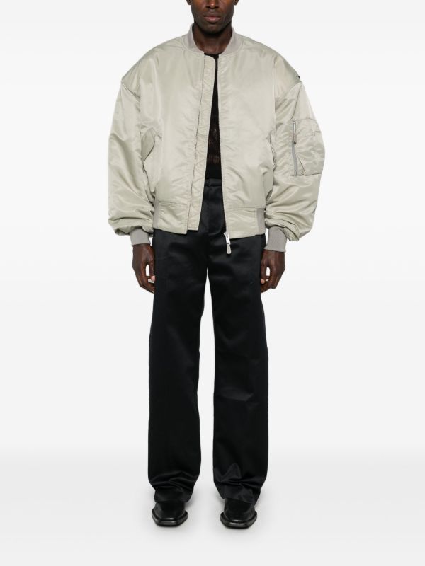 ENTIRE STUDIOS Black Straight-Leg Trousers | Browns Regular-Fit & Straight Leg Pants