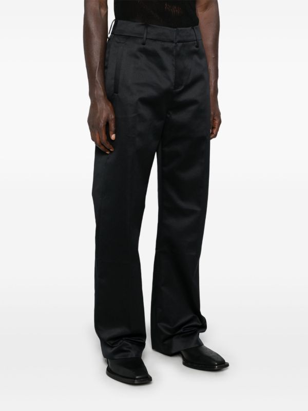 ENTIRE STUDIOS Black Straight-Leg Trousers | Browns Regular-Fit & Straight Leg Pants