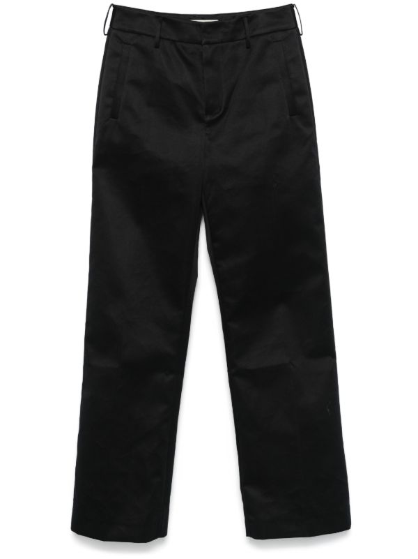 ENTIRE STUDIOS Black Straight-Leg Trousers | Browns Regular-Fit & Straight Leg Pants