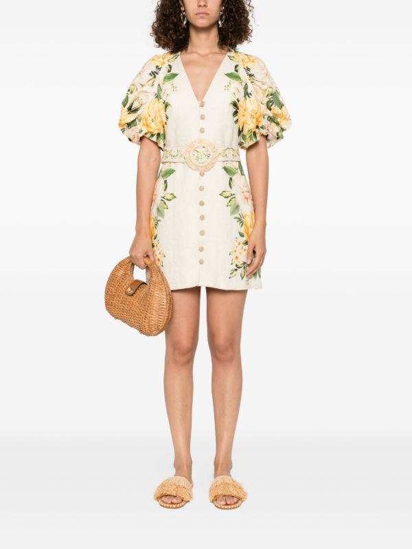 FARM Rio Garden Cascade Mini Dress | Browns Day Dresses