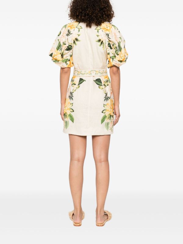 FARM Rio Garden Cascade Mini Dress | Browns Day Dresses