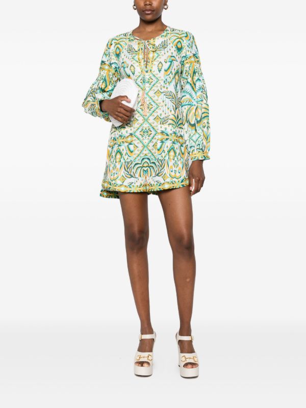 FARM Rio Tropical Tapestry Playsuit | Browns Playsuits