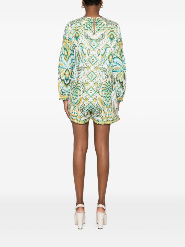 FARM Rio Tropical Tapestry Playsuit | Browns Playsuits