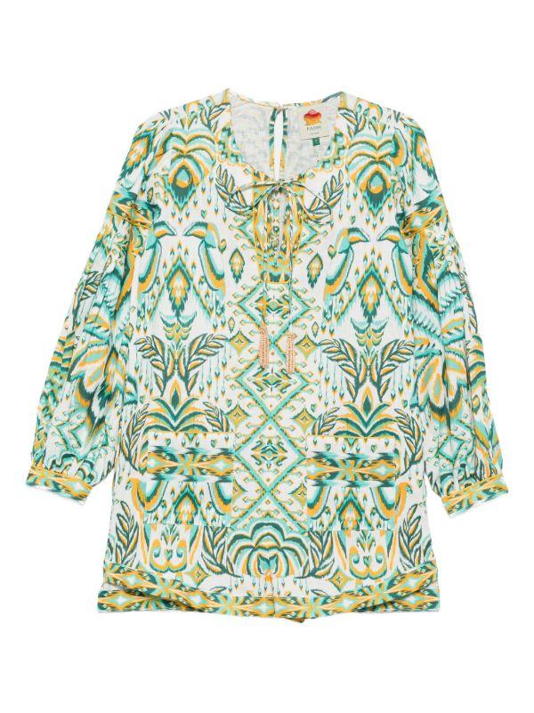 FARM Rio Tropical Tapestry playsuit | Browns Playsuits