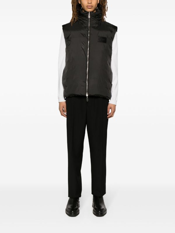 FENDI Black Reversible Padded Gilet | Browns Performance Gilets