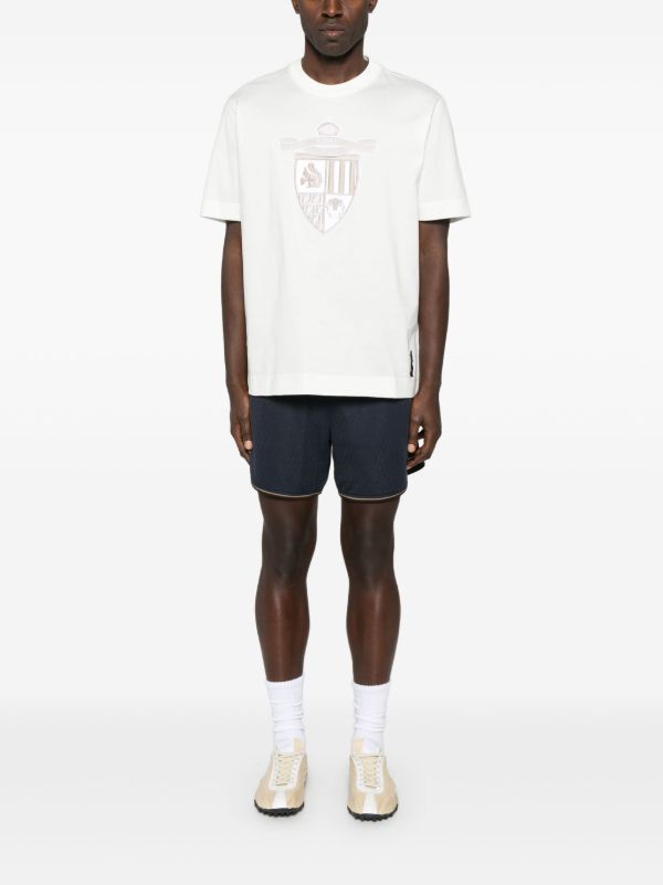 FENDI Blue FF Jacquard Shorts | Browns Track & Running Shorts