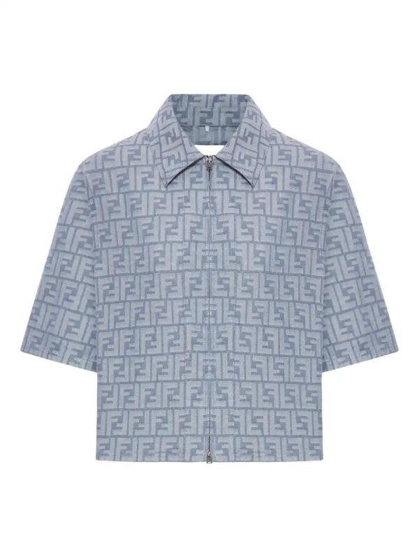 FENDI FF-monogram jacket | Browns Varsity Jackets