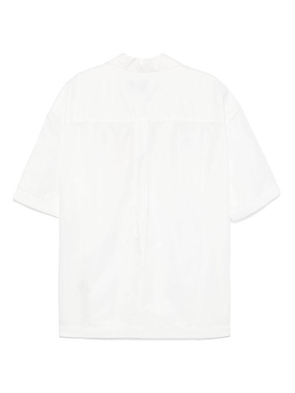 Feng Chen Wang White Logo-Embroidered Shirt | Browns Shirts