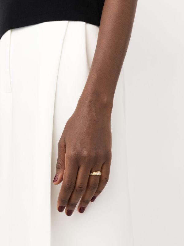 Fernando Jorge 18K Stream Wave Diamond Ring | Browns Fine Rings