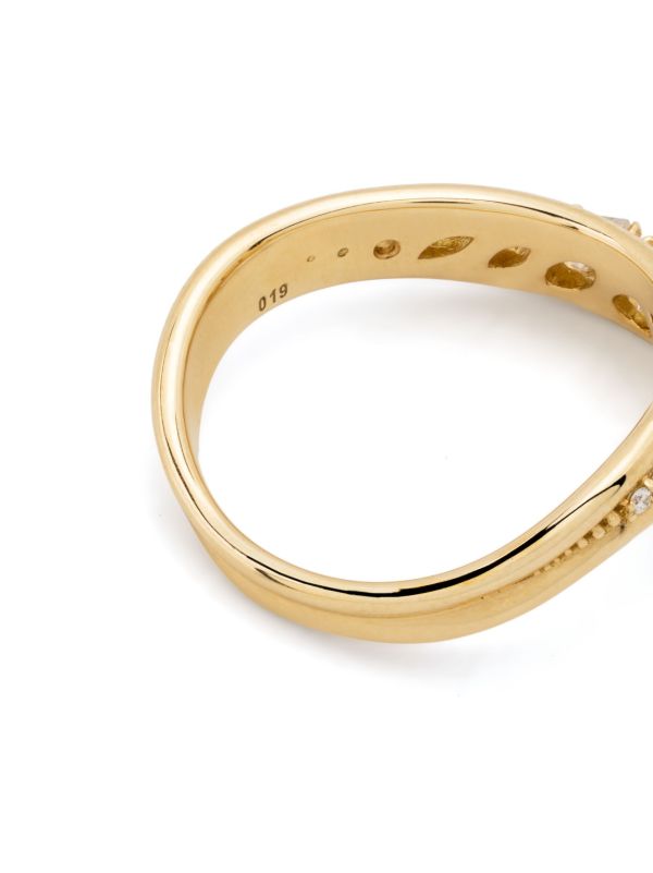 Fernando Jorge 18K Stream Wave Diamond Ring | Browns Fine Rings