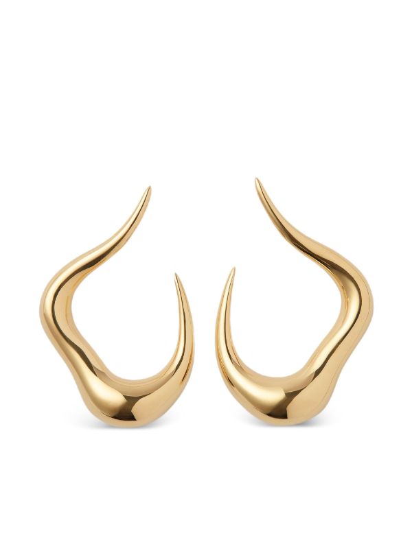 Fernando Jorge 18K yellow gold small Bold Stream earrings | Browns Fine Earrings