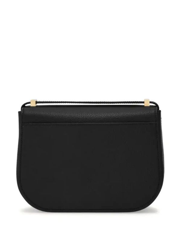 Ferragamo Black Double Gancini Cross Body Bag | Browns Shoulder Bags