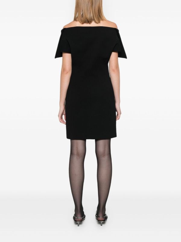 Ferragamo Black Gabardine Sleeveless Jacket | Browns Cocktail & Party Dresses