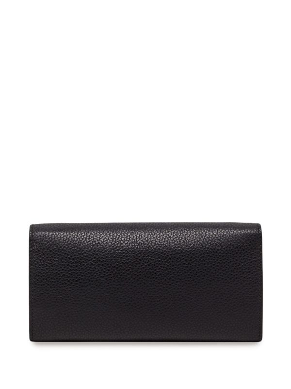 Ferragamo Black Gancini Leather Wallet | Browns Wallets & Purses