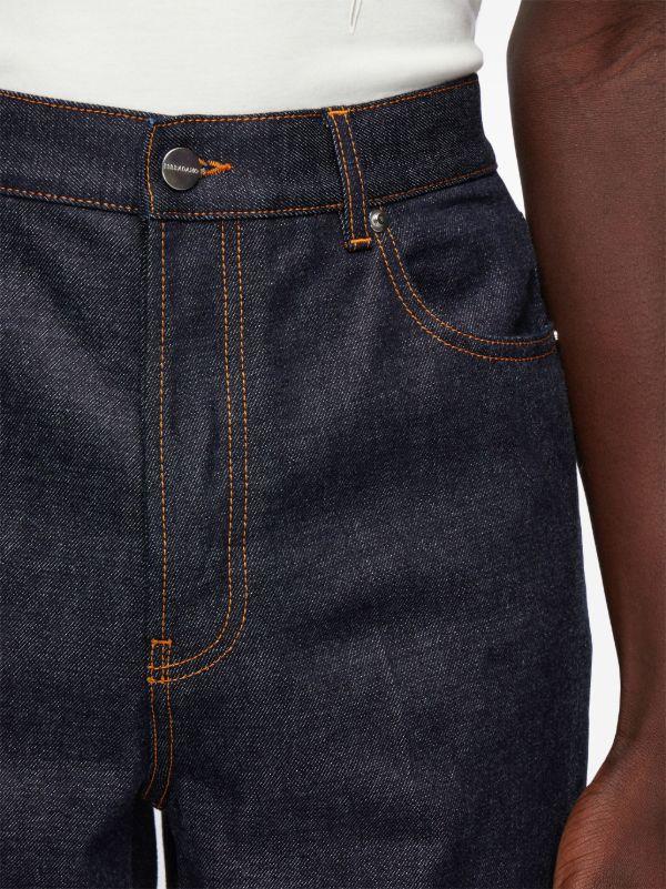 Ferragamo Blue High-Rise Straight Jeans | Browns Regular & Straight-Leg Jeans