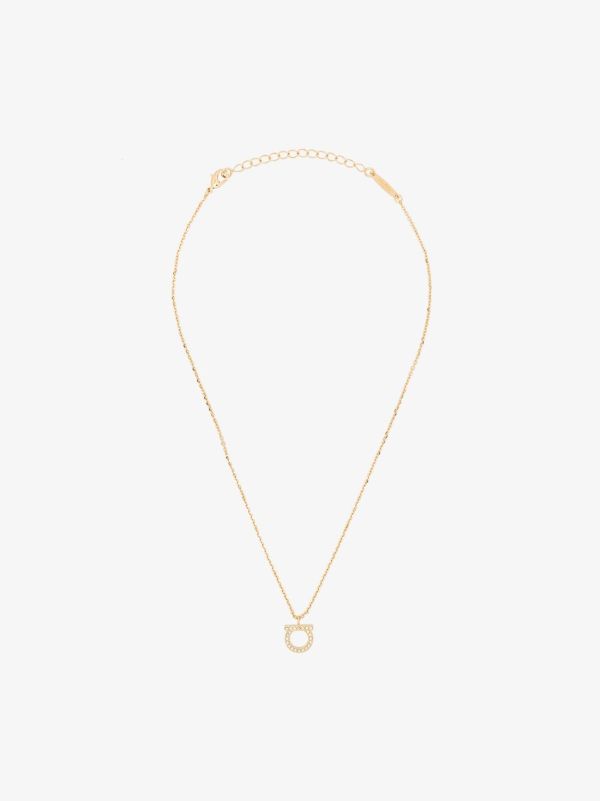 Ferragamo Gancini Crystals Necklace | Browns Necklaces