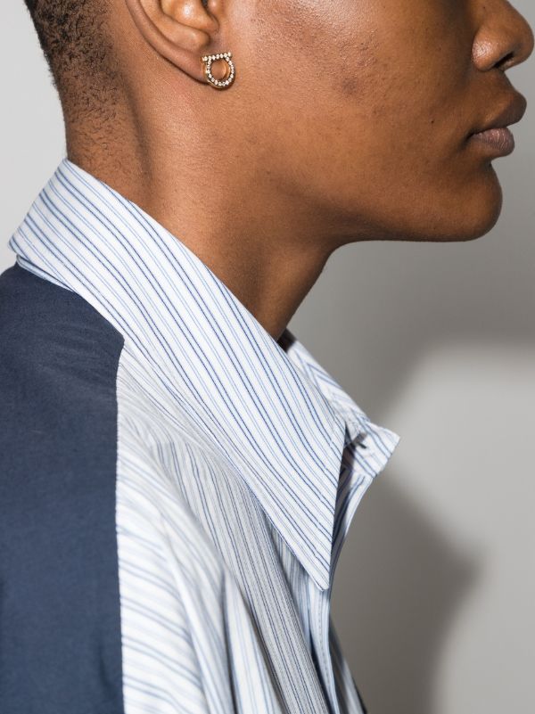 Ferragamo Gold Tone Gancini Crystal Earrings | Browns Earrings