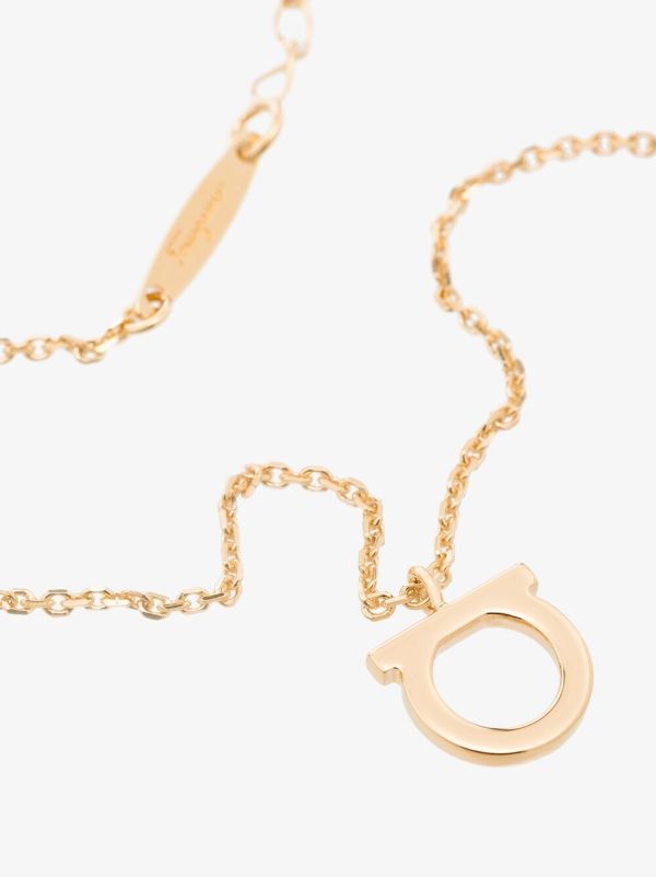 Ferragamo Large Gancini Pendant Necklace | Browns Necklaces