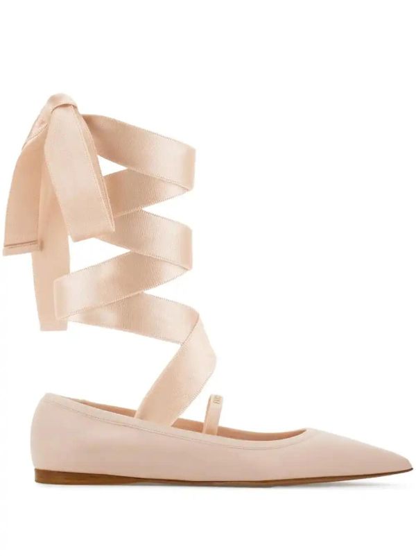 Ferragamo Leather Ballet Flats | Browns Ballerina Shoes