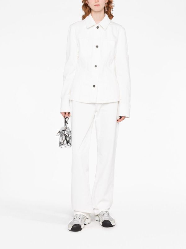 Ferragamo White Denim Jacket | Browns Denim Jackets