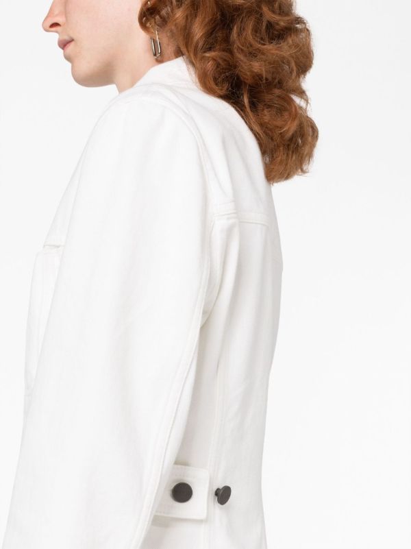 Ferragamo White Denim Jacket | Browns Denim Jackets