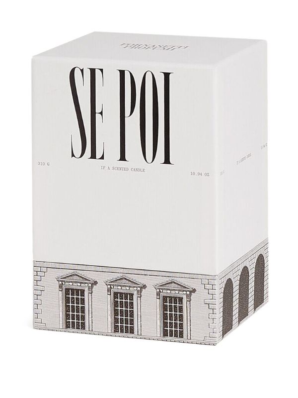 Fornasetti Black Architettura Immaginazione Scented Candle | Browns Candles