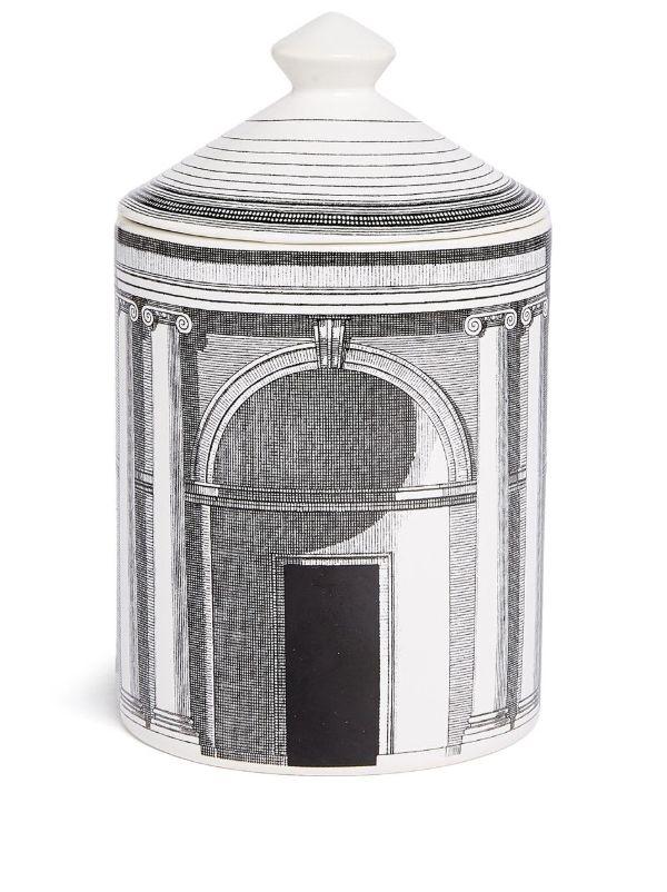 Fornasetti Black Architettura Immaginazione Scented Candle | Browns Candles