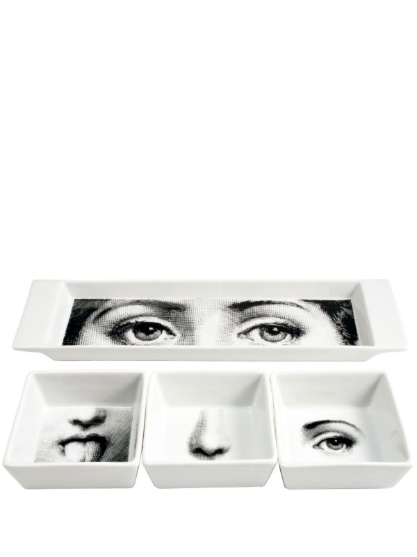 Fornasetti I Sensi appetizer set | Browns Plates & Bowls