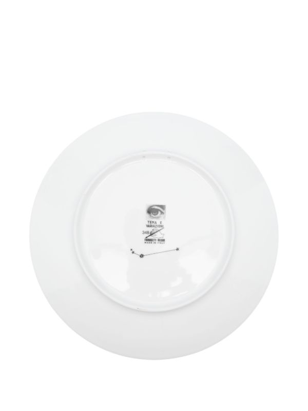 Fornasetti Tema E Variazioni N.348 Wall Plate (25cm) | Browns Decorative Trays & Plates
