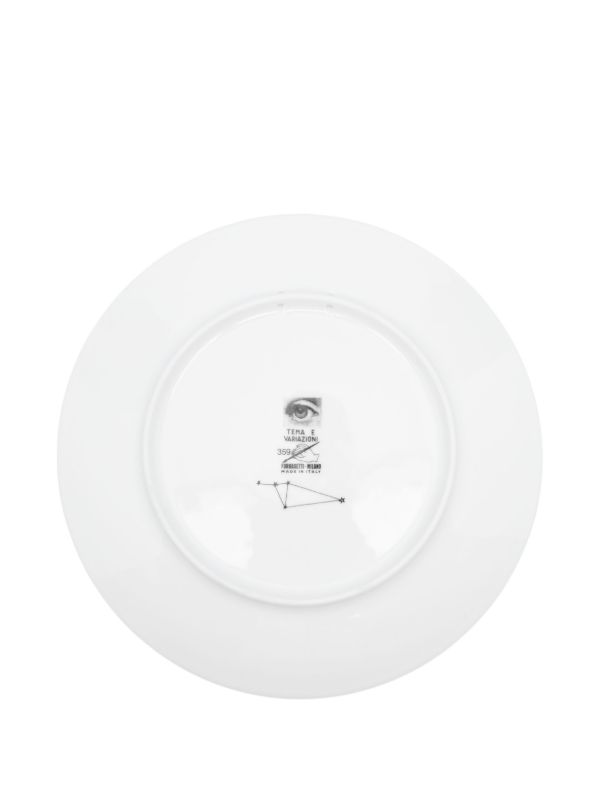 Fornasetti Tema E Variazioni N.359 Wall Plate (25cm) | Browns Decorative Trays & Plates