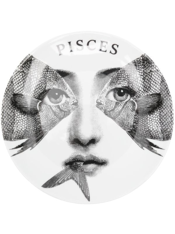 Fornasetti Tema E Variazioni N.359 Wall Plate (25cm) | Browns Decorative Trays & Plates