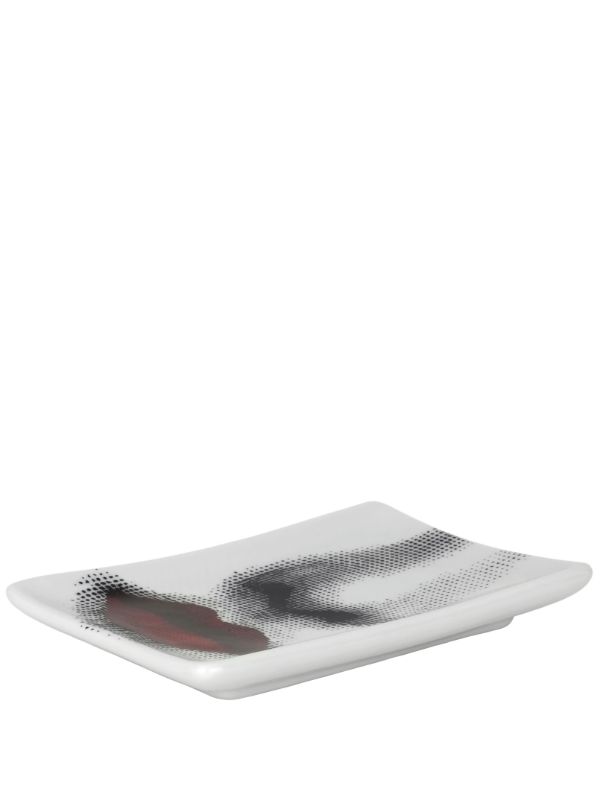 Fornasetti White Tema e Variazioni Bocca Ashtray | Browns Trays