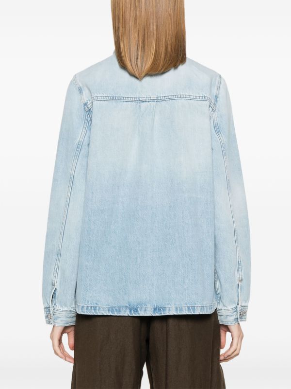 FRAME Blue Chore Denim Jacket | Browns Denim Jackets