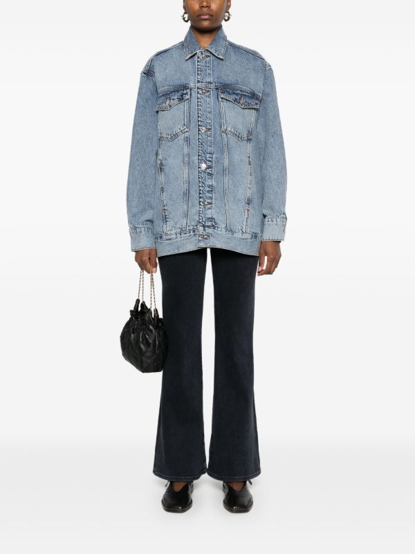 FRAME Blue Denim Jacket | Browns Denim Jackets