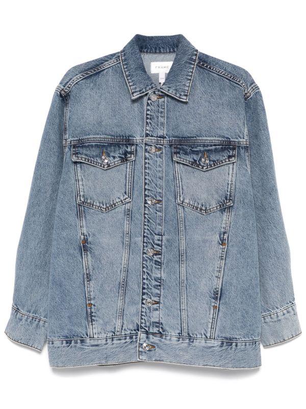 FRAME Blue Denim Jacket | Browns Denim Jackets
