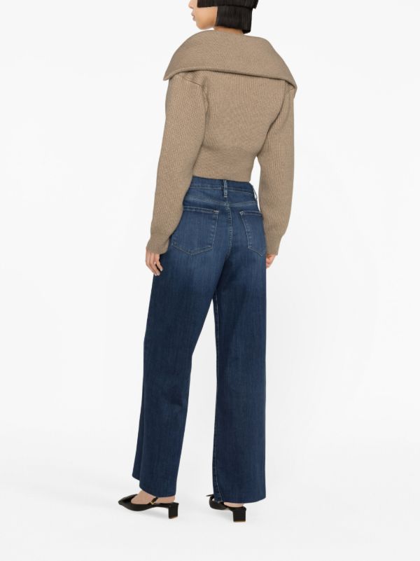 FRAME Blue Le Slim Palazzo Jeans | Browns Wide-Leg Jeans
