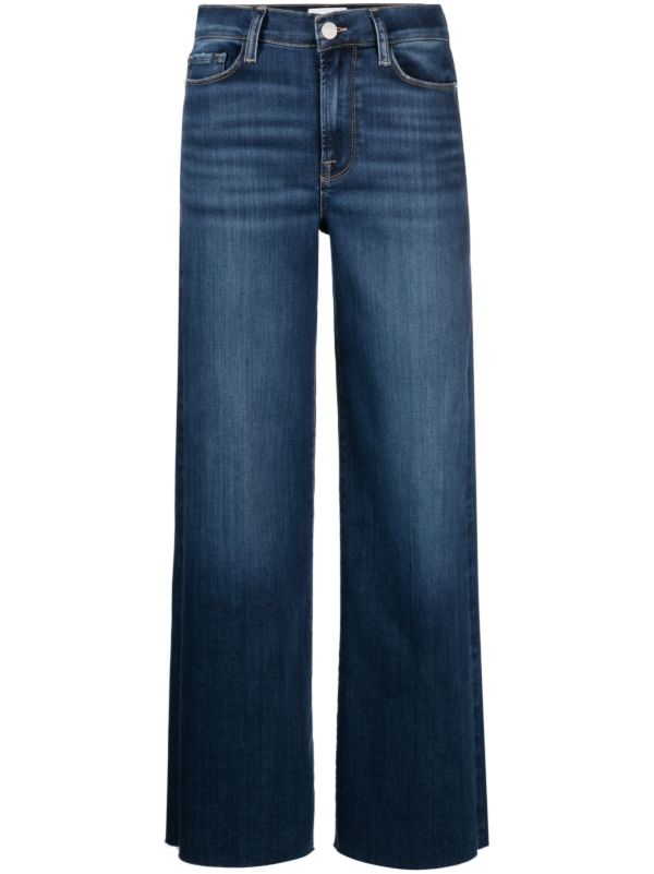 FRAME Blue Le Slim Palazzo Jeans | Browns Wide-Leg Jeans