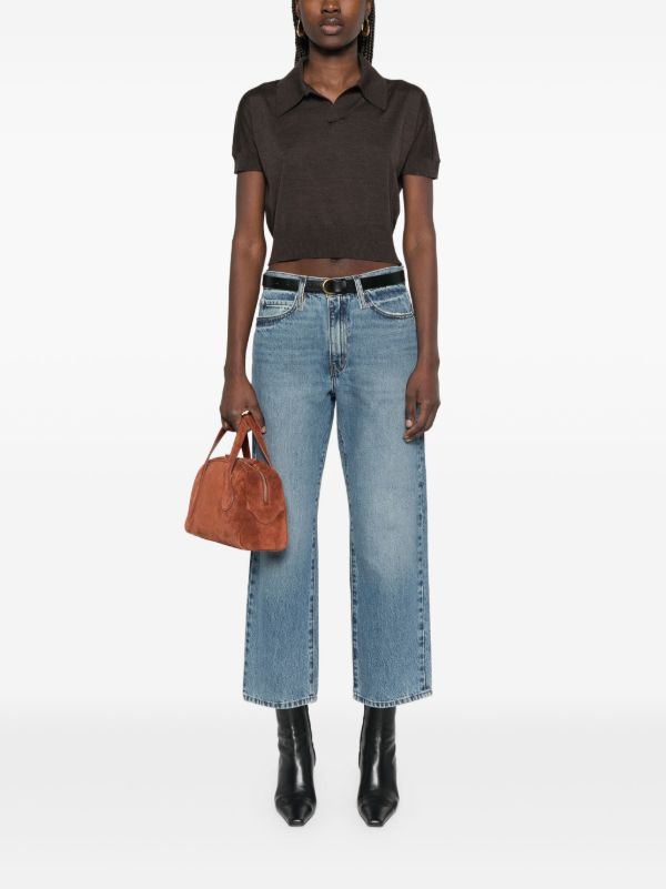 FRAME Blue The Hang Jeans | Browns Straight-Leg Jeans